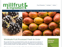 Tablet Screenshot of millfrut.com